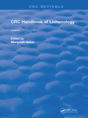 cover image of Handbook of Lichenology